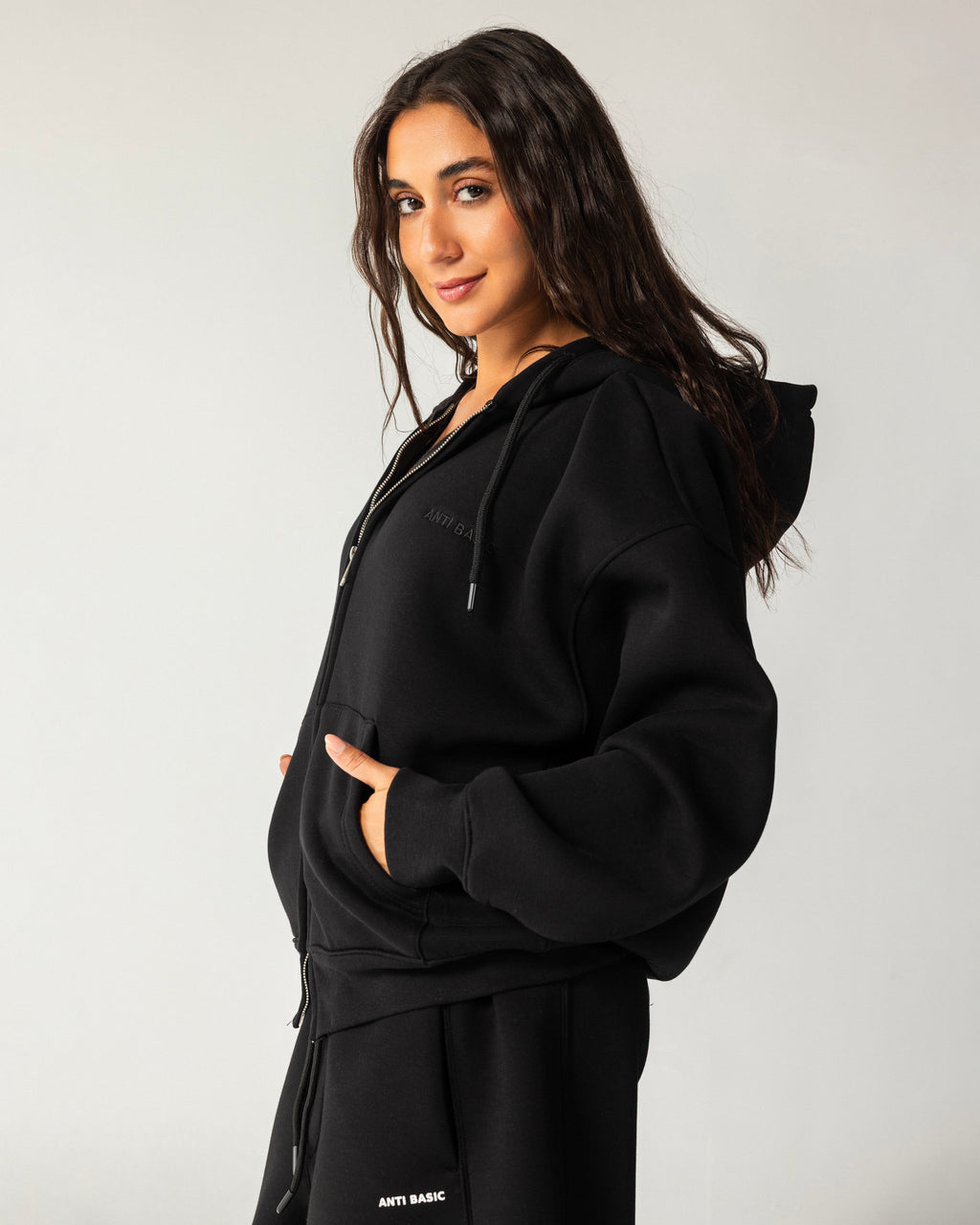 Elevated Zip Hoodie – Black – Anti Basic streetwear Egypt (photo 24)
