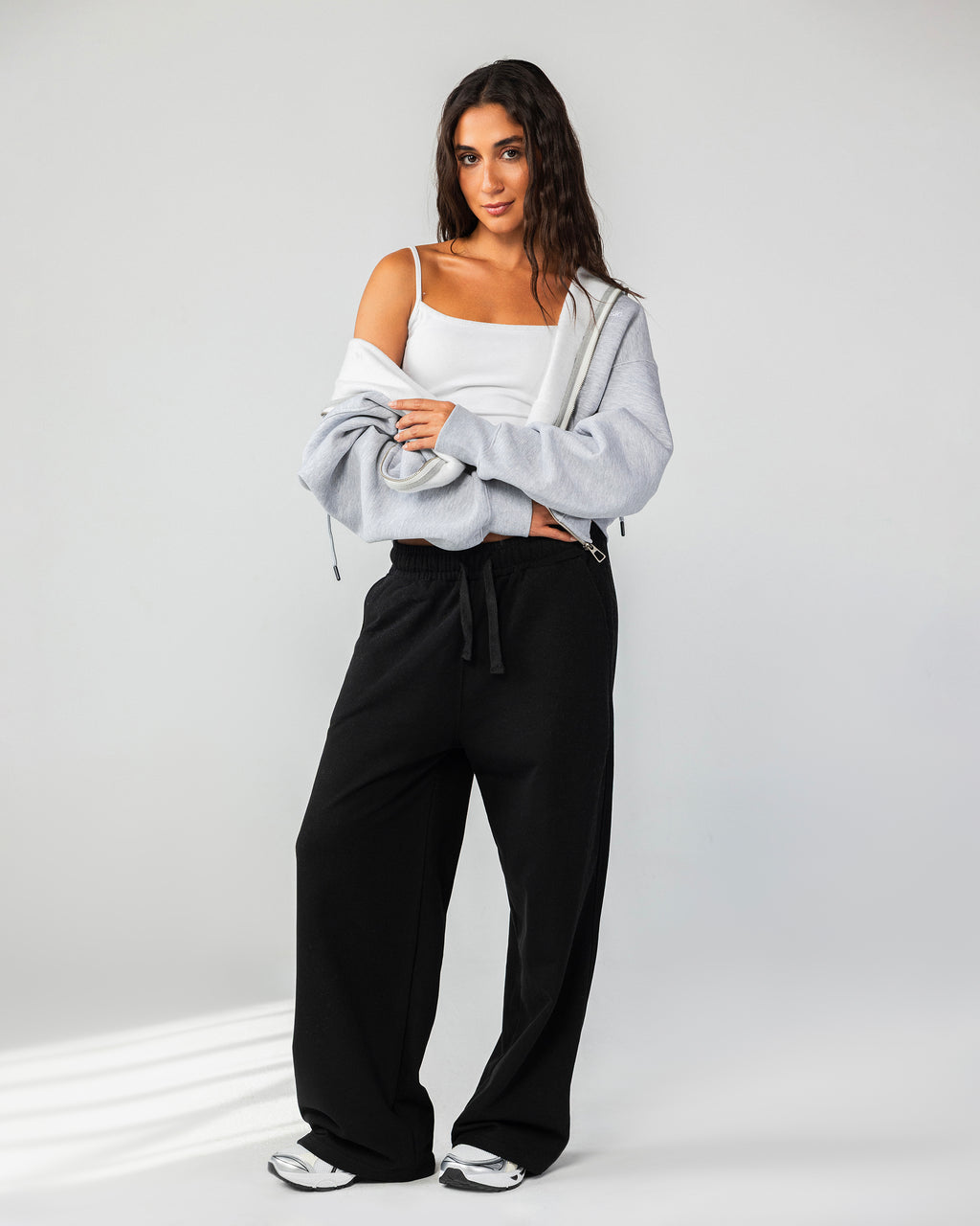 Wide Leg Sweatpants – Black – Anti Basic streetwear Egypt (photo 7)