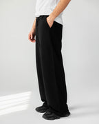 Wide Leg Sweatpants – Black – Anti Basic streetwear Egypt (photo 9)
