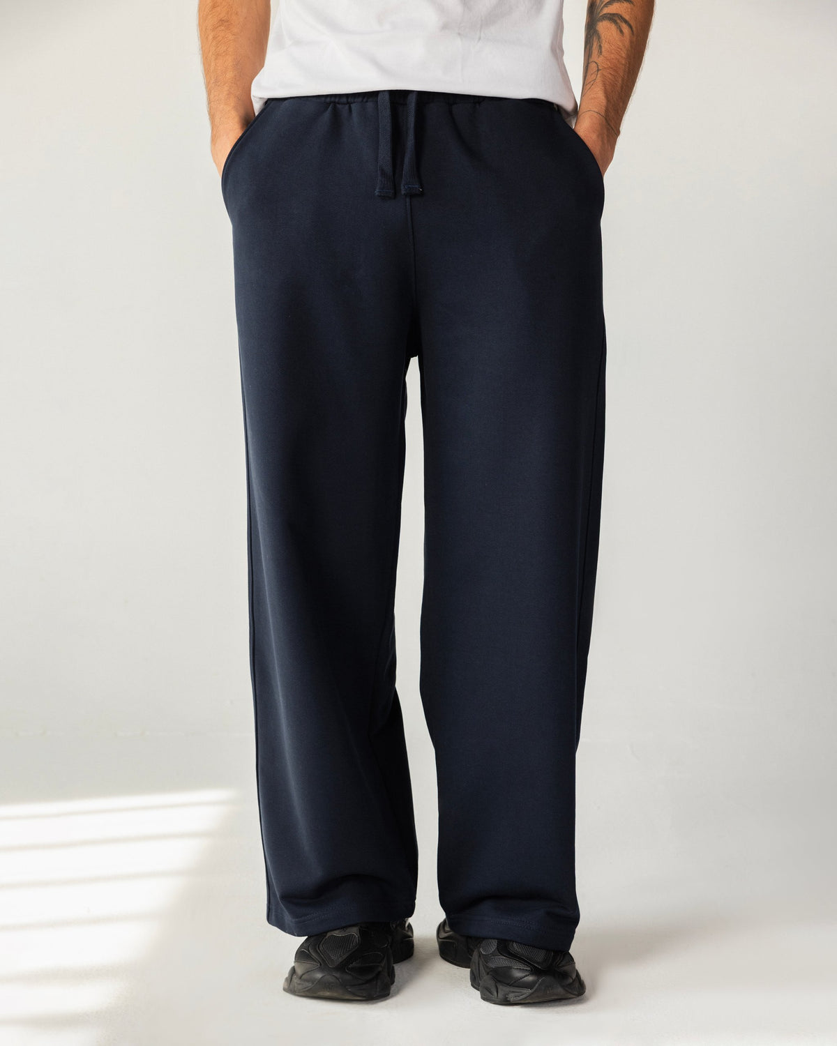 Wide Leg Sweatpants – Navy – Anti Basic streetwear Egypt (photo 7)