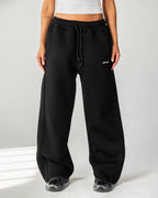 Flexi Baggy Fit Sweatpants – Black – Anti Basic streetwear Egypt (photo 13)