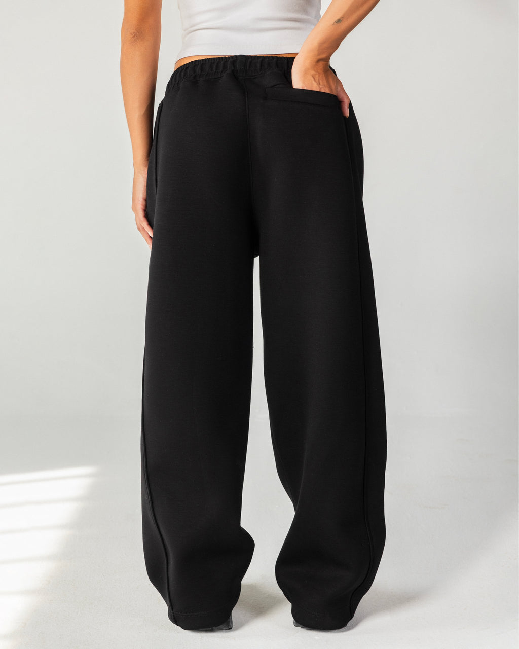 Flexi Baggy Fit Sweatpants – Black – Anti Basic streetwear Egypt (photo 16)