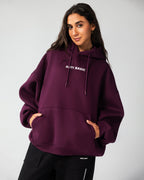 Identity – Burgundy Balloon Fit Hoodie – Burgundy – Anti Basic streetwear Egypt (photo 2)