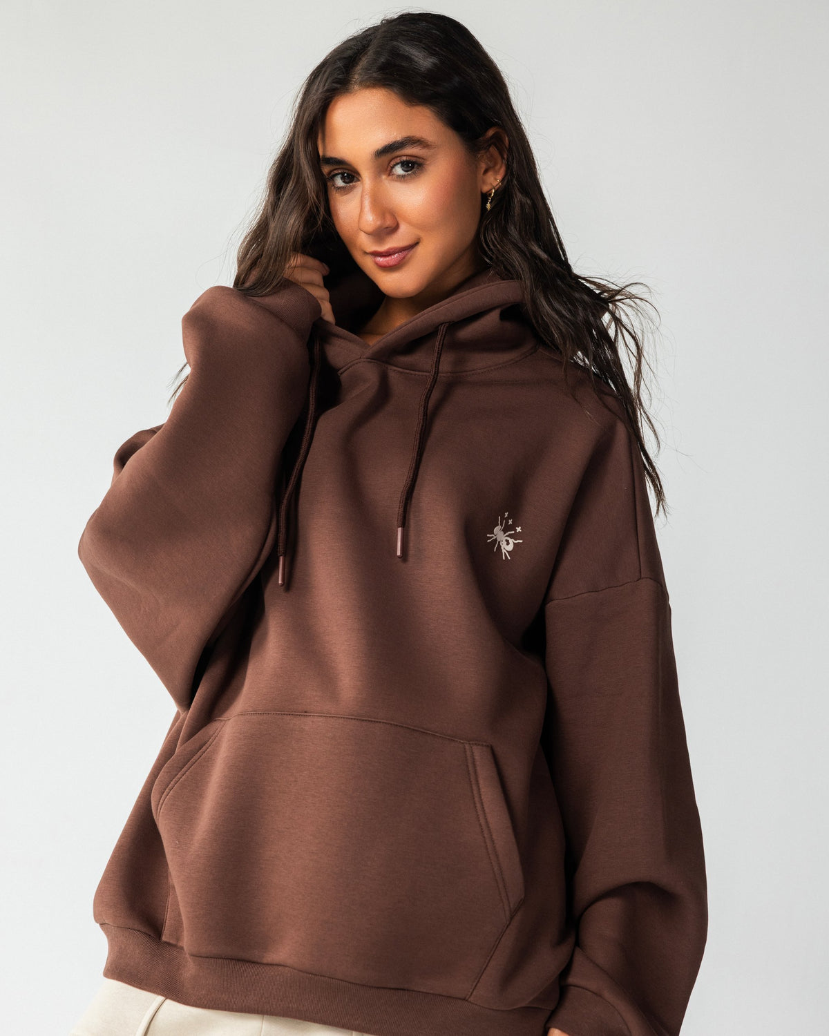 Too Cold – Balloon Hoodie – Brown – Anti Basic streetwear Egypt (photo 3)