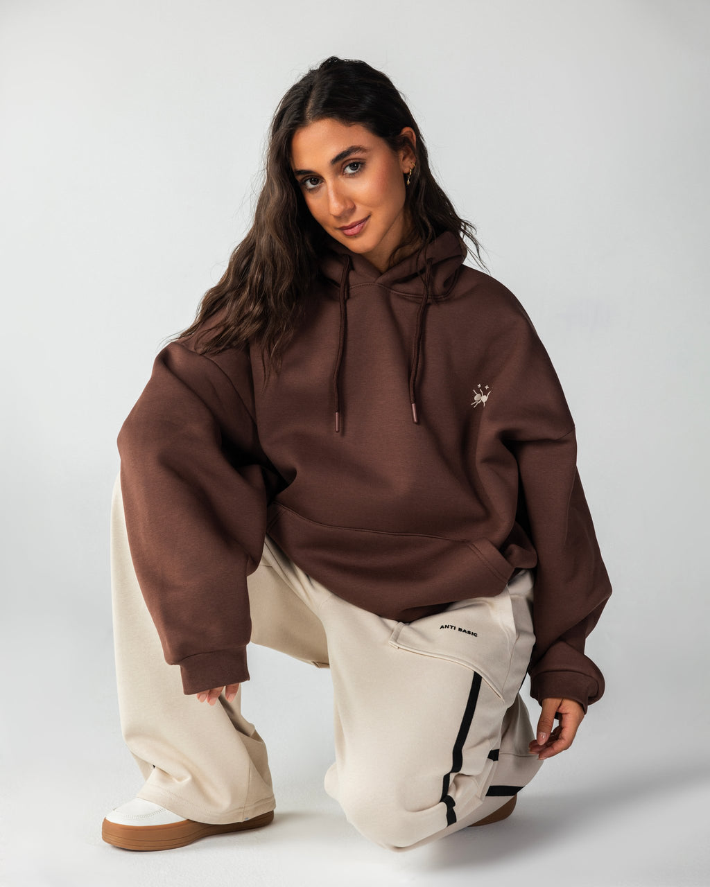 Too Cold – Balloon Hoodie – Brown – Anti Basic streetwear Egypt (photo 7)