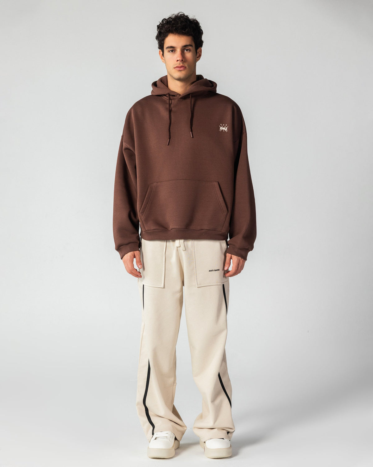 Too Cold – Balloon Hoodie – Brown – Anti Basic streetwear Egypt (photo 8)