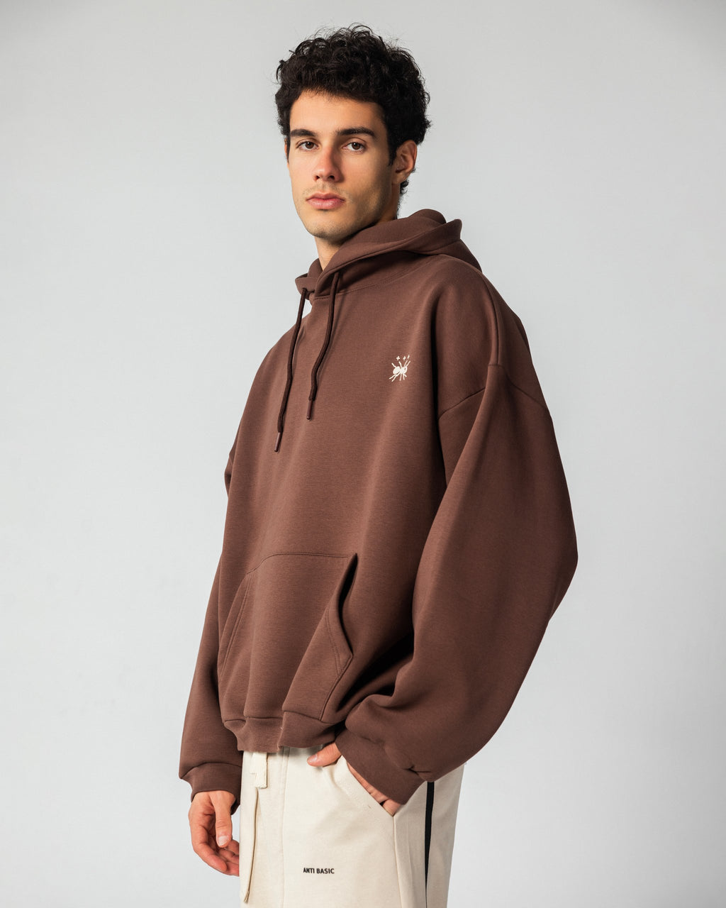 Too Cold – Balloon Hoodie – Brown – Anti Basic streetwear Egypt (photo 10)