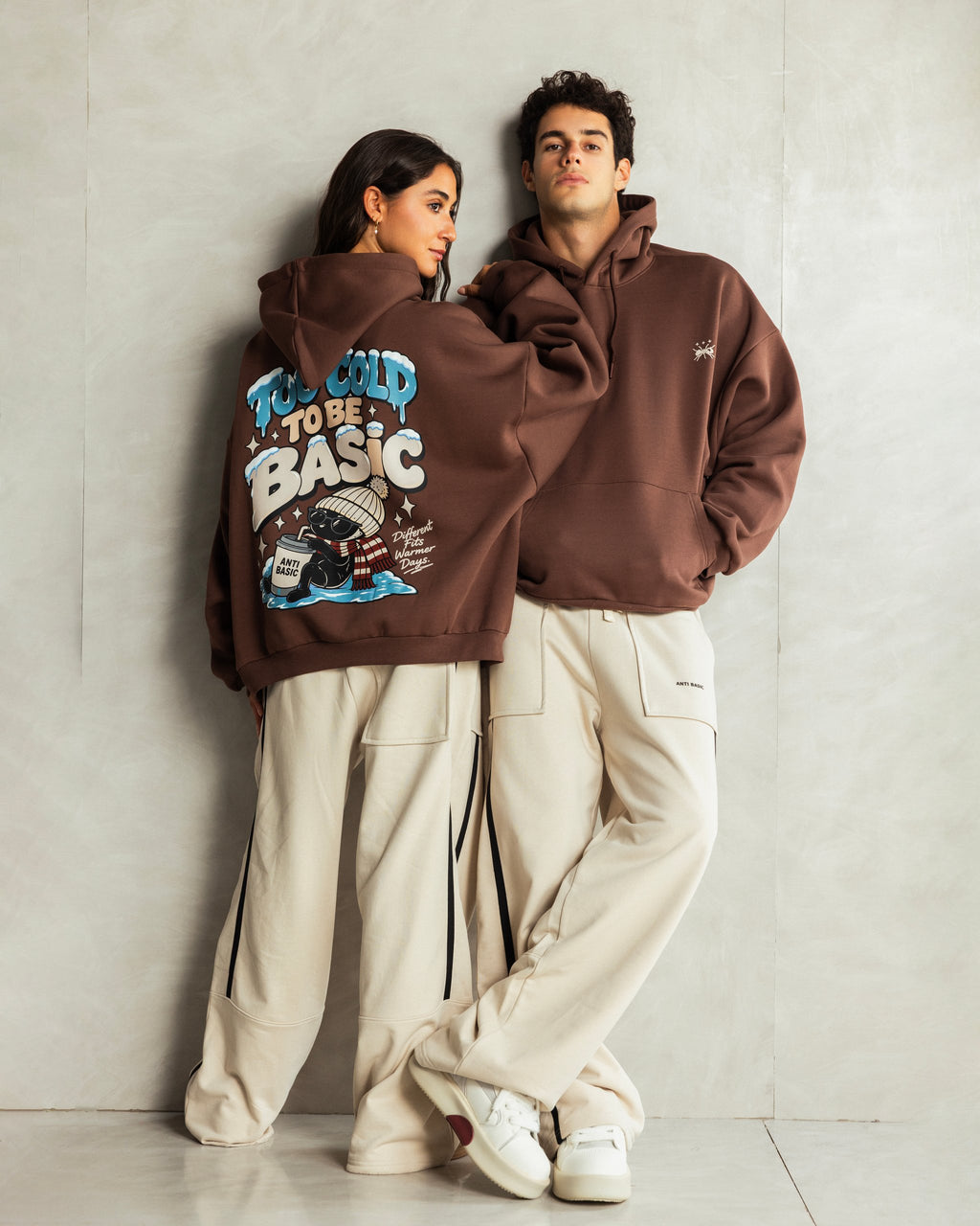 Too Cold – Balloon Hoodie – Brown – Anti Basic streetwear Egypt (photo 16)
