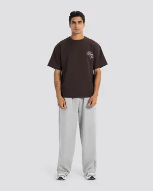 Amor Fati Oversize T-Shirt – Brown – Anti Basic streetwear Egypt