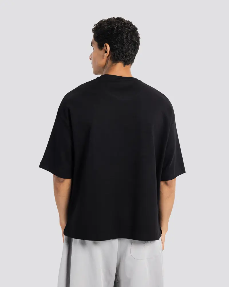 BOX T-Shirt – Black – Anti Basic streetwear Egypt (photo 3)