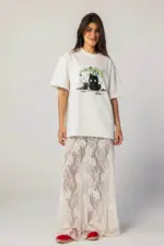 Cat Print Oversize T-Shirt
