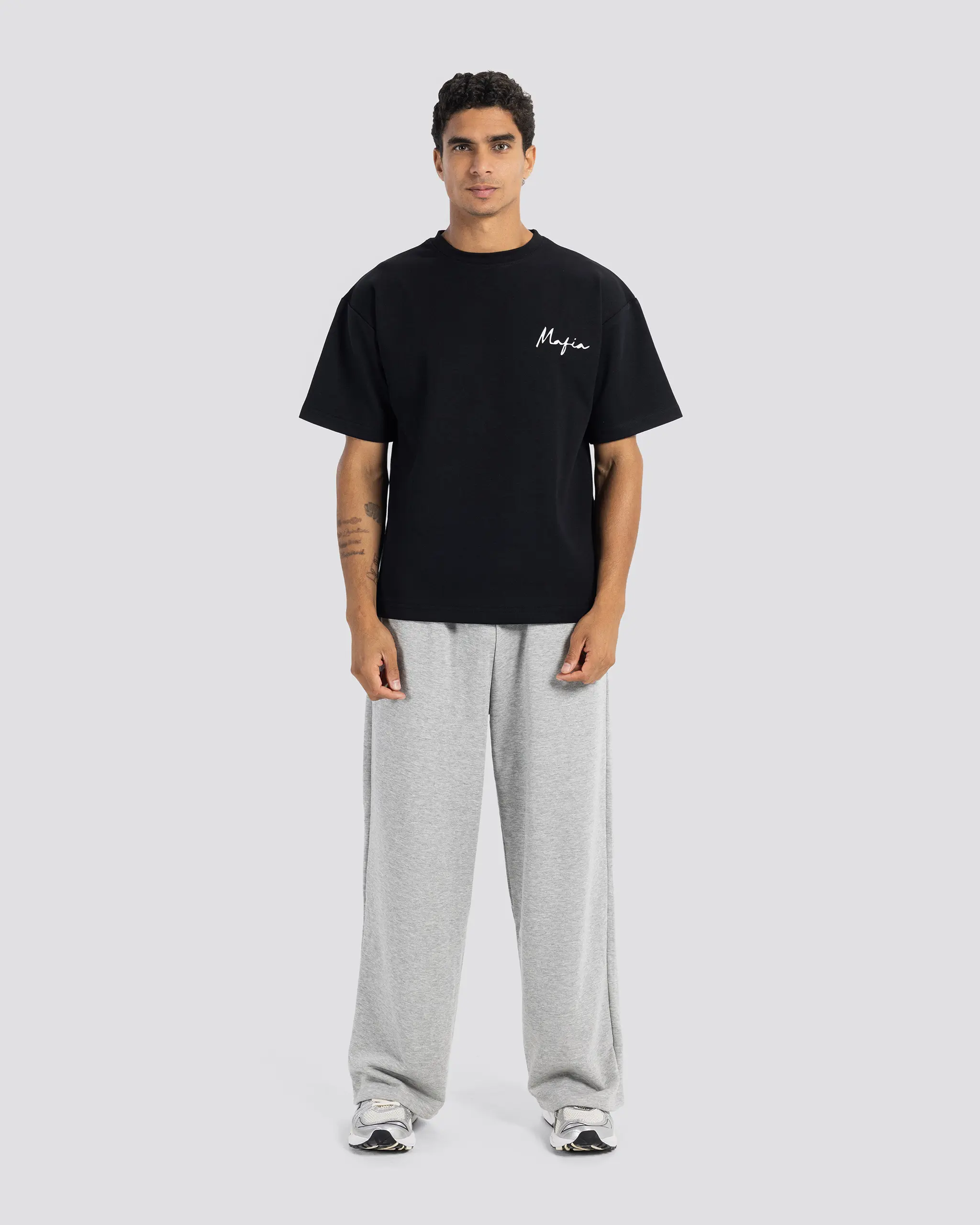 Mafia Oversize T-Shirt-Black1 Mafia Oversize T-Shirt – Black – Anti Basic streetwear Egypt