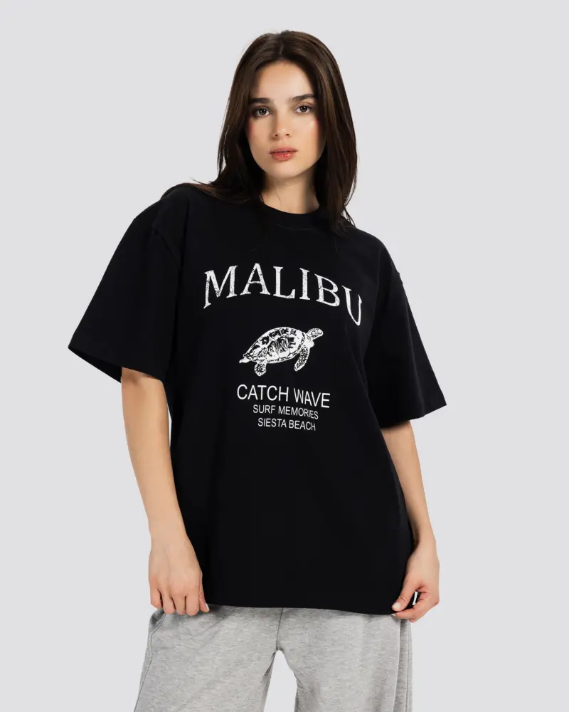 Malibu Oversize T-Shirt – Anti Basic streetwear Egypt (photo 3)