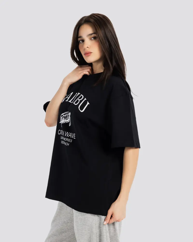 Malibu Oversize T-Shirt – Anti Basic streetwear Egypt (photo 1)