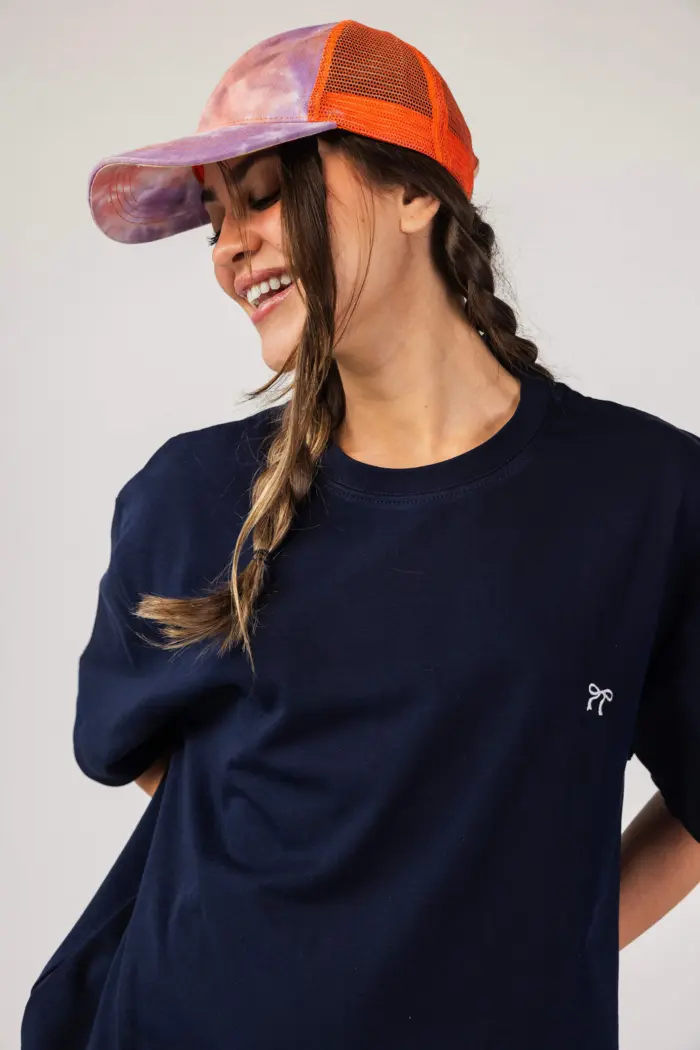 Ribbon Bow Oversize T-Shirt - Image 2