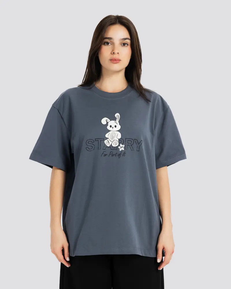 Starry Oversize T-Shirt – Anti Basic streetwear Egypt (photo 4)