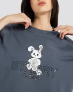 Starry Oversize T-Shirt – Anti Basic streetwear Egypt (photo 1)