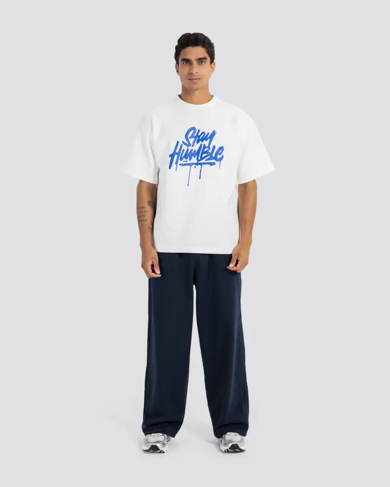 Stay Humble Oversize T-Shirt1 Stay Humble Oversize T-Shirt – Off White – Anti Basic streetwear Egypt