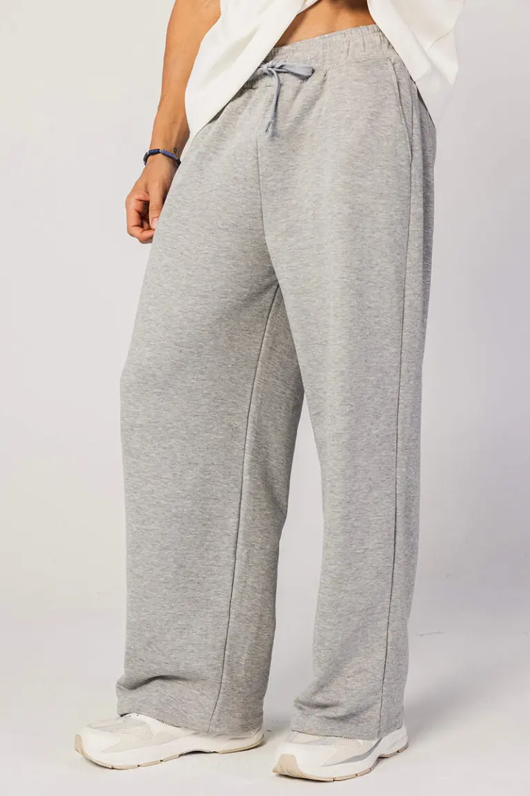 Wide Leg Sweat Pants gray3 scaled