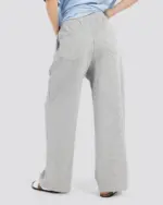 Wide-Leg Sweat Pants – Gray – Anti Basic streetwear Egypt (photo 8)