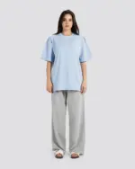 Wide-Leg Sweat Pants – Gray – Anti Basic streetwear Egypt (photo 5)