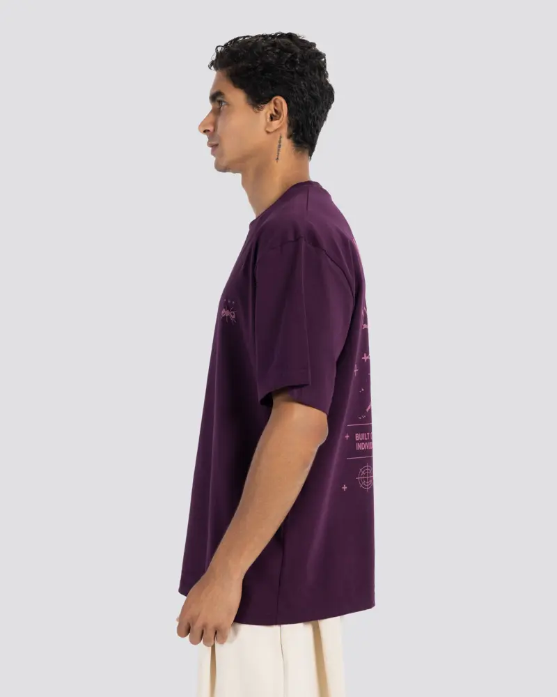 Ant Print Relaxed T-Shirt – Anti Basic streetwear Egypt (photo 1)