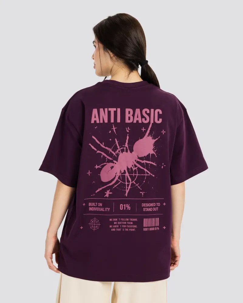 Ant Print Relaxed T-Shirt – Anti Basic streetwear Egypt (photo 7)