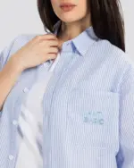 Boxy Embroidered Shirt – Anti Basic streetwear Egypt (photo 7)