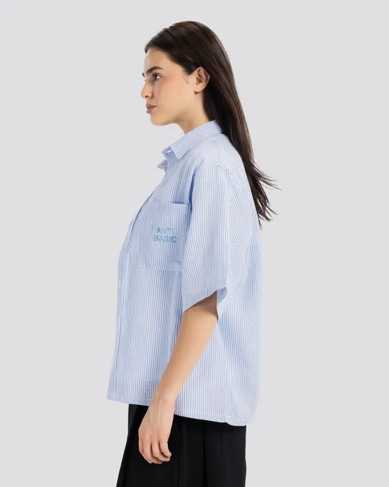 Boxy Embroidered Shirt – Anti Basic streetwear Egypt (photo 9)
