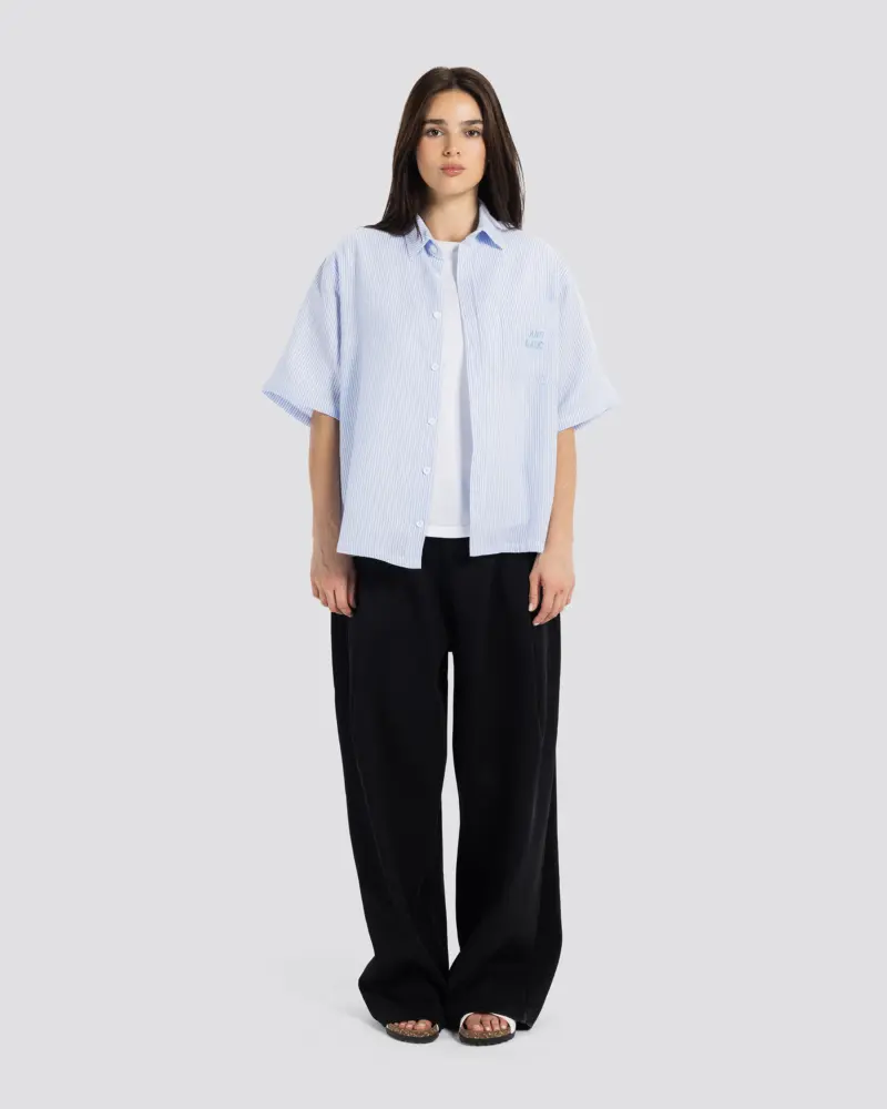 Boxy Embroidered Shirt – Anti Basic streetwear Egypt (photo 6)