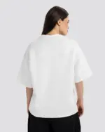 Boxy-Fit Stitched T-Shirt – Off White – Anti Basic streetwear Egypt (photo 8)