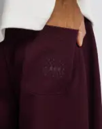 Cotton Two-Tuck Pants – Burgundy – Anti Basic streetwear Egypt (photo 3)