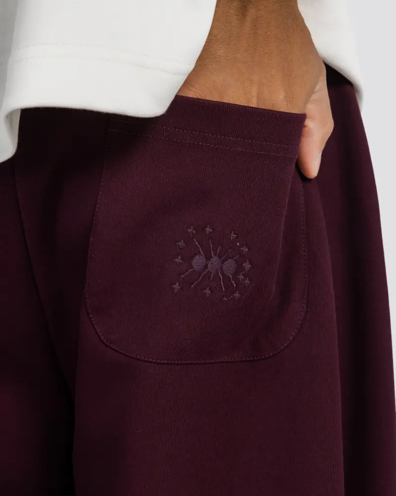 Cotton Two-Tuck Pants – Burgundy – Anti Basic streetwear Egypt (photo 3)