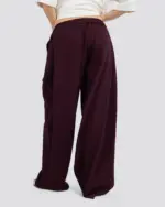 Cotton Two-Tuck Pants – Burgundy – Anti Basic streetwear Egypt (photo 8)