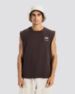 Lightweight Printed Tank – Brown – Anti Basic streetwear Egypt (photo 5)