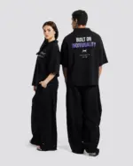 Printed Short-Sleeve Polo Shirt – Anti Basic streetwear Egypt (photo 12)