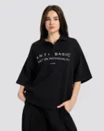 Printed Short-Sleeve Polo Shirt – Anti Basic streetwear Egypt (photo 11)