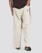 Wide-leg striped linen trousers – Anti Basic streetwear Egypt (photo 3)