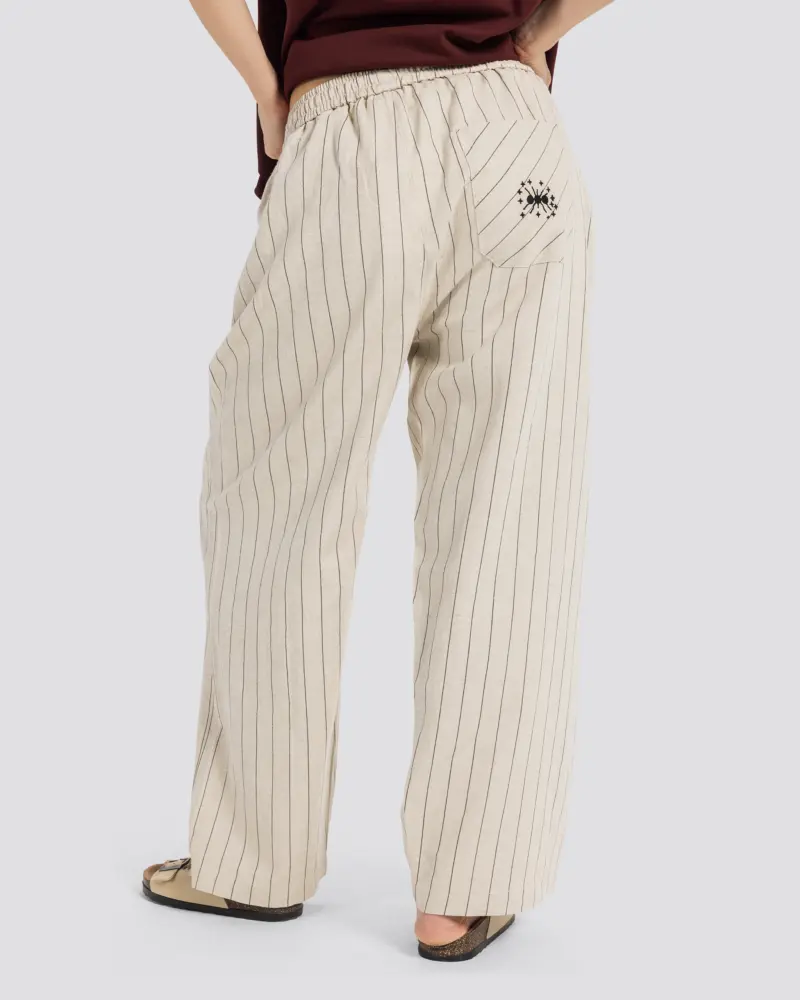 Wide-leg striped linen trousers – Anti Basic streetwear Egypt (photo 8)