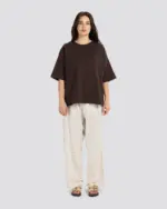Relaxed Striped Linen Trousers – Anti Basic streetwear Egypt (photo 5)