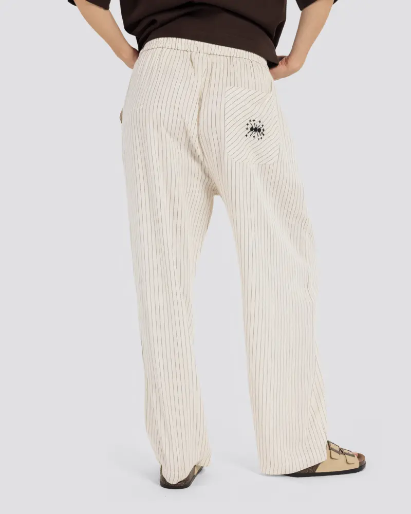 Relaxed Striped Linen Trousers – Anti Basic streetwear Egypt (photo 8)